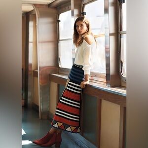 NWT FarmRio Miro Sweater Maxi  Skirt size XS